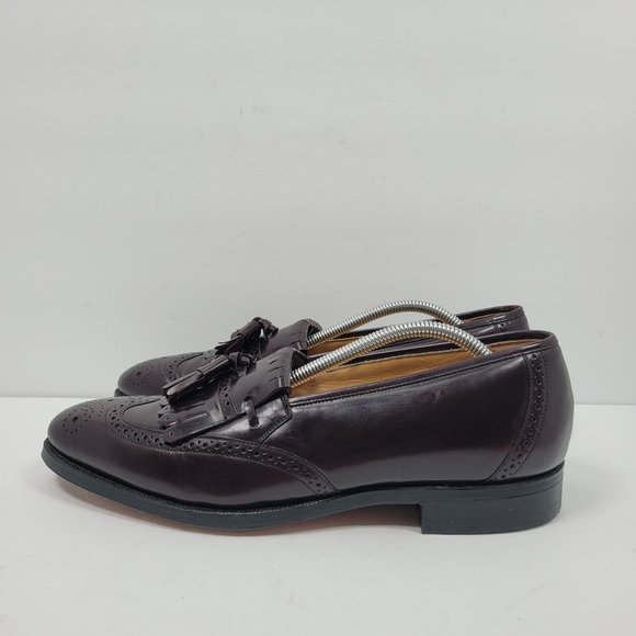 Johnson & Murphy Optima Men\'s Burgundy Leather Loafers Slip On Shoes US Size 10 main image 6
